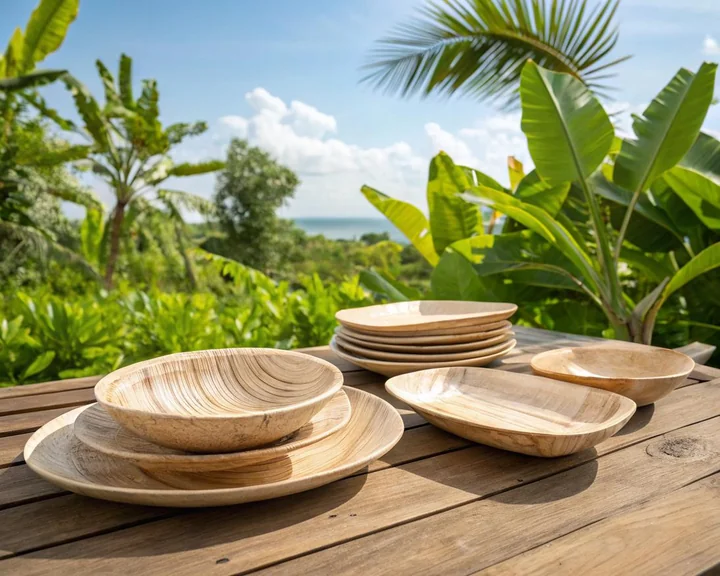 Talerze z liści palmowych - estetyka i ekologia w jednym