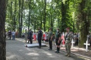 warta honorowa na Cmentarzu garnizonowym w Płocku - 18 sierpnia 2020