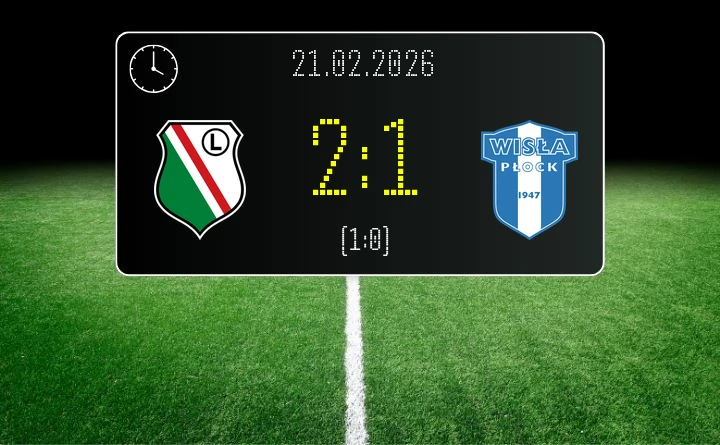 [PIŁKA NOŻNA] Legia Warszawa – Wisła Płock 2:1 – PKO BP Ekstraklasa: Legia przerywa złą serię u siebie, my – z żalem po porażce