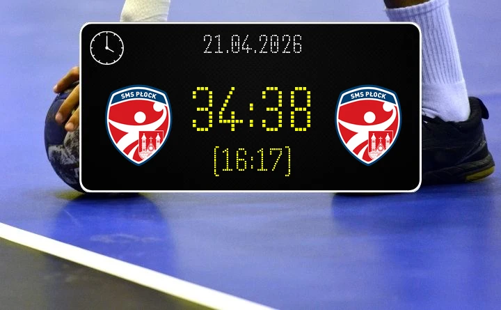[PIŁKA RĘCZNA] Płockie starcie w 24. kolejce I Ligi Mężczyzn (Grupa C) – SMS ZPRP II Płock – SMS ZPRP I Płock 34:38