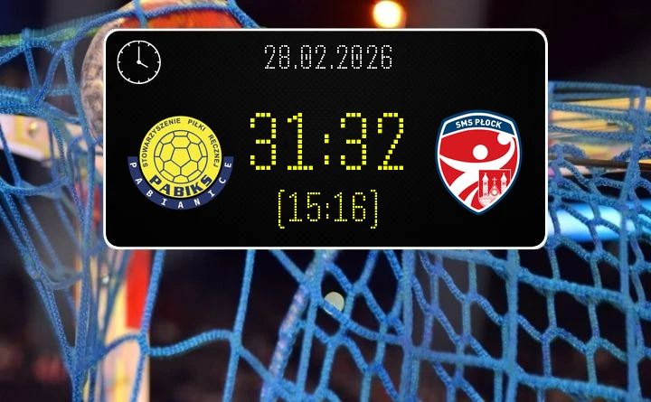 [PIŁKA RĘCZNA] SPR PABIKS Pabianice – SMS ZPRP I Płock 31:32 – I Liga Mężczyzn (Grupa C), kolejka 18