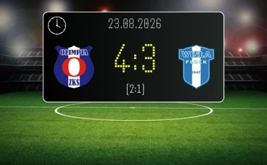 [PIŁKA NOŻNA] Olimpia Zambrów – Wisła Płock II 4:3 w Betclic 3. Liga Grupa 1 (Grupa I)