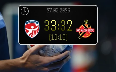 [PIŁKA RĘCZNA] SMS ZPRP I Płock – MKS Mazur Sierpc 33:32 w I Lidze Mężczyzn (Grupa C) – emocje do samego końca w Płocku