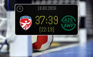 [PIŁKA RĘCZNA] SMS ZPRP II Płock – KS AZS AWF Warszawa 37:39 – zacięte starcie w I Lidze Mężczyzn (Grupa C), kolejka 20