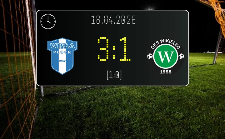 [PIŁKA NOŻNA] Betclic 3. Liga Grupa 1 (Grupa I) – Wisła Płock II – GKS Wikielec 3:1