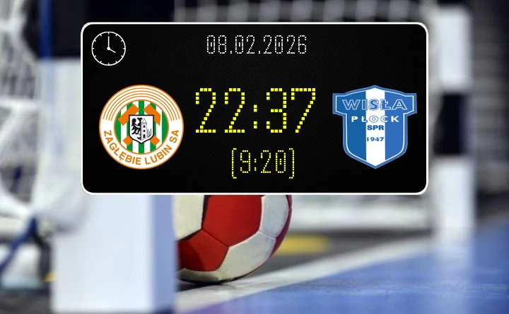 Orlen Wisła Płock jako gość nie dała szans Zagłębiu Lubin w meczu w Superliga