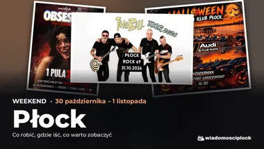 Weekend w Płocku: wydarzenia 30 października – 1 listopada – okładka przeglądu weekendowego