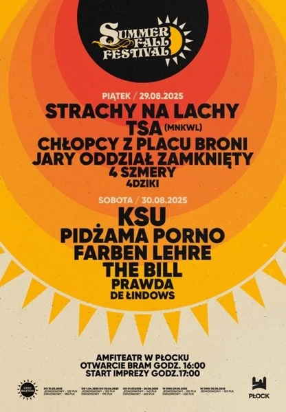 SUMMER FALL FESTIWAL 2025 w Płocku – dwudniowe święto polskiego rocka i punka!