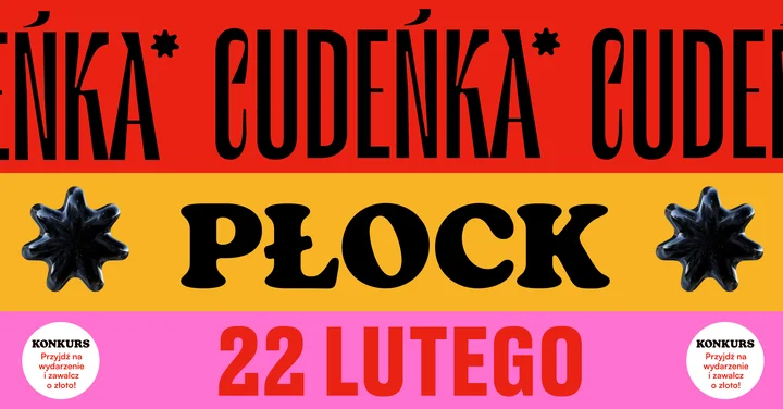 Grafika promocyjna wydarzenia Festiwal Rękodzieła Cudeńka w Płocku