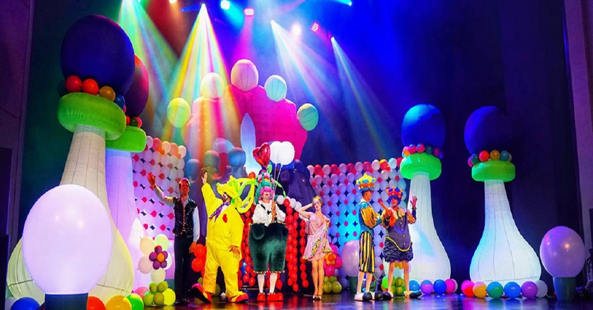Grafika promocyjna wydarzenia Interaktywne widowisko teatralne z balonami w Płocku