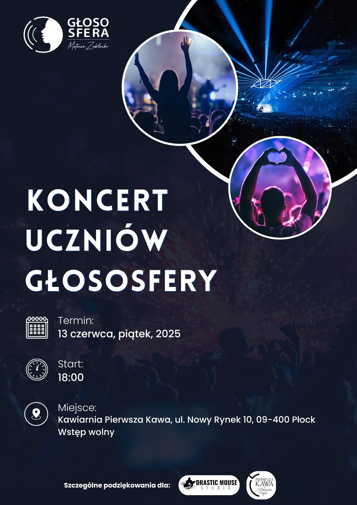 Grafika promocyjna wydarzenia Koncert młodych wokalistów w Płocku