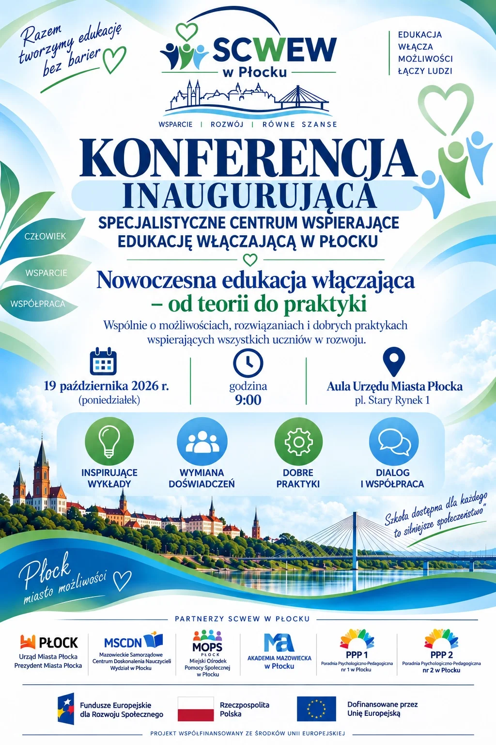 Grafika promocyjna wydarzenia Konferencja Inaugurująca SCWEW w Płocku