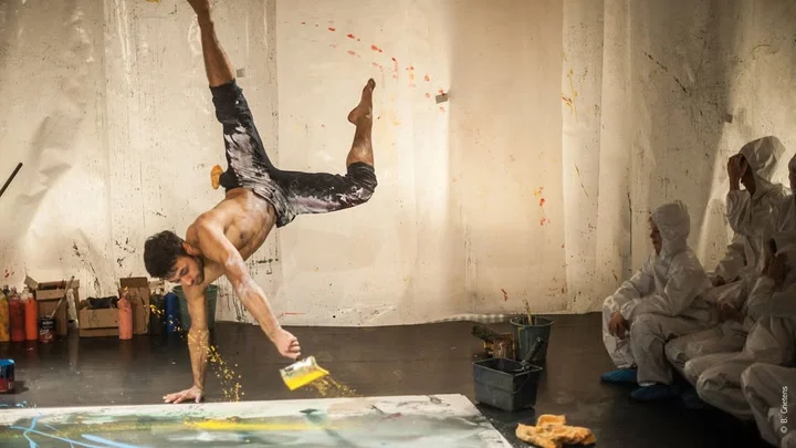 Grafika promocyjna wydarzenia PLOCK ! — spektakl cyrkowo-plastyczny dla dzieci (od 4 lat)