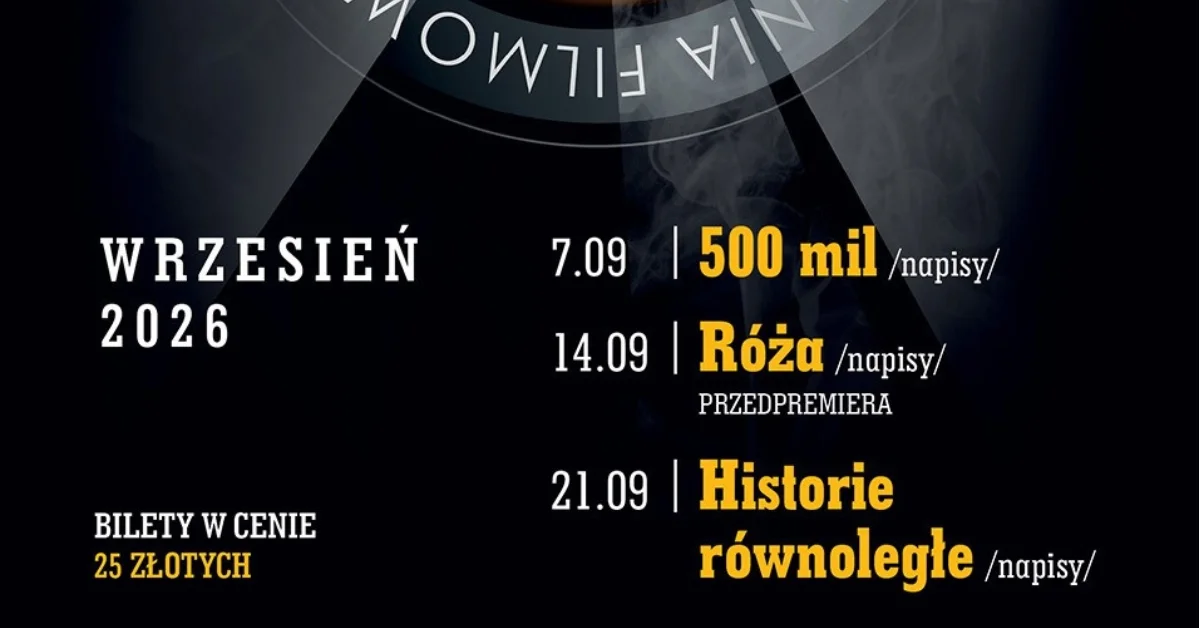 Grafika promocyjna wydarzenia Spotkania Filmowe: „Historie równoległe” – seans w Płocku