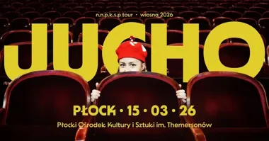 Grafika promocyjna wydarzenia JUCHO — koncert w Płocku (AlterStacja / POKiS)