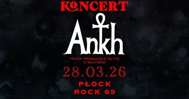 Grafika promocyjna wydarzenia Koncert ANKH w Płocku — trasa promująca płytę _Z Wiatrem_