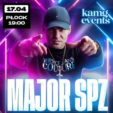 Grafika promocyjna wydarzenia Koncert Major Spz — neonowe party w Klubie monk Płock