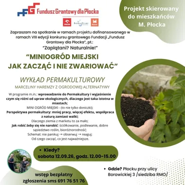 Miniogród miejski – praktyczne podstawy