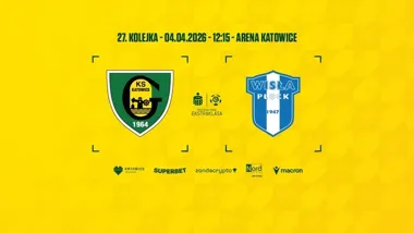 Grafika promocyjna wydarzenia PKO BP Ekstraklasa: GKS Katowice – Wisła Płock na Arenie Katowice