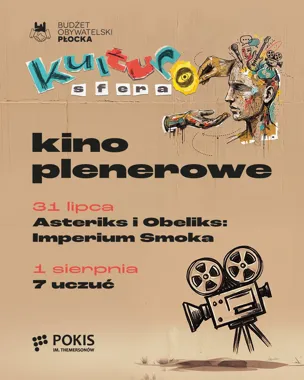 Grafika promocyjna wydarzenia Plenerowe seanse filmowe w ramach Kulturosfery