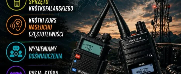 Krótkofalowcy pokażą, jak utrzymać łączność po awarii zwykłych środków