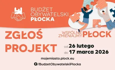 Mieszkańcy zgłaszają projekty do Budżetu Obywatelskiego Płocka 2027 – 7,5 mln do podziału