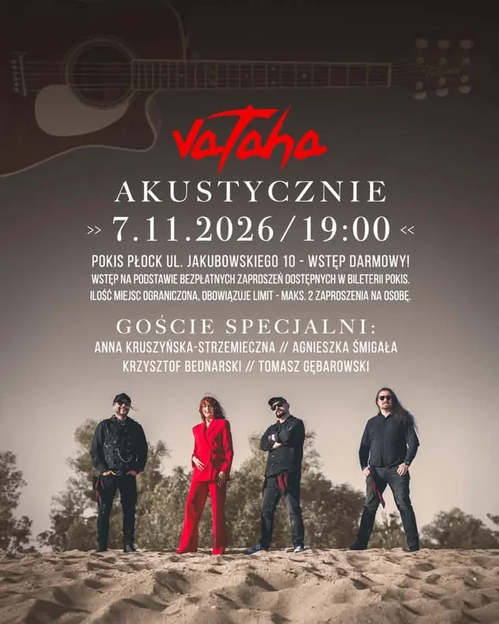 VATAHA wyciąga wtyczkę w Płocku. Rock zabrzmi akustycznie