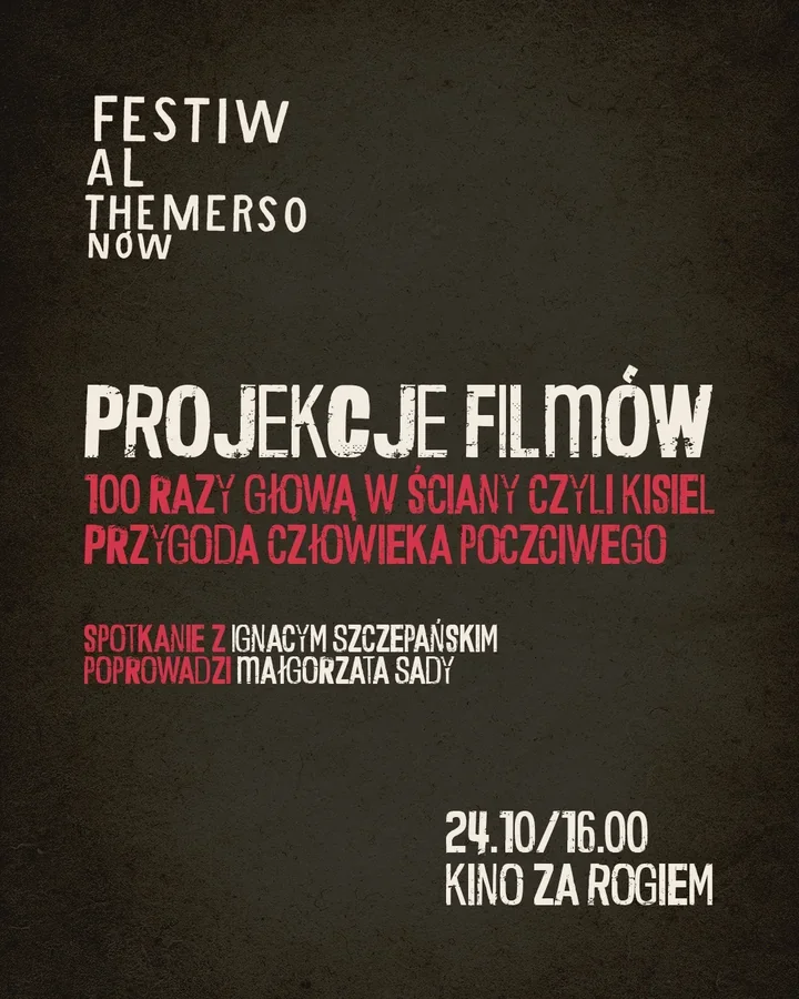 Themersonowie i Kisiel na ekranie - filmowe spotkanie w Płocku