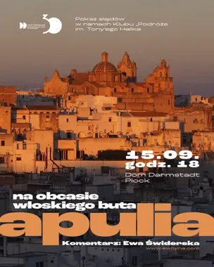 Apulia z rowerowego siodełka - Ewa Świderska pokaże mniej znane Włochy