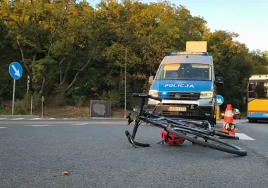 Dwa zdarzenia z rowerzystami w Płocku. Oboje trafili do szpitala