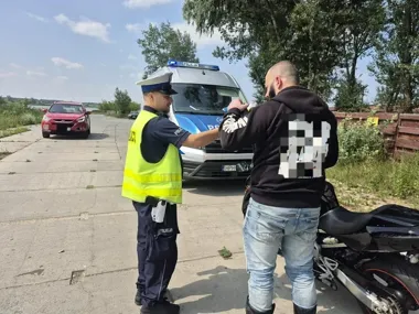 Blisko 150 kontroli w Płocku. Policjanci sprawdzali motocyklistów