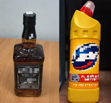 Przykleił kod, wyszedł z butelką - 35-latek zatrzymany przy kasie