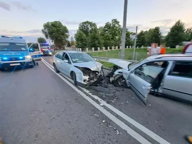 Dwa groźne zdarzenia na drogach Płocka - 9 osób w szpitalu