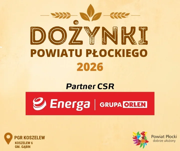 Dożynki Powiatu Płockiego z partnerem z Grupy ORLEN. Święto plonów w Koszelewie