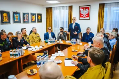 Ochotnicze straże z powiatu spotkały się z Fundacją ORLEN w sprawie wsparcia